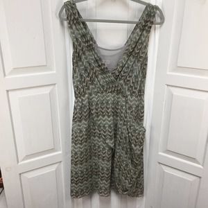 Vera Wang We Love Vera Silk Blend Sleeveless Dress